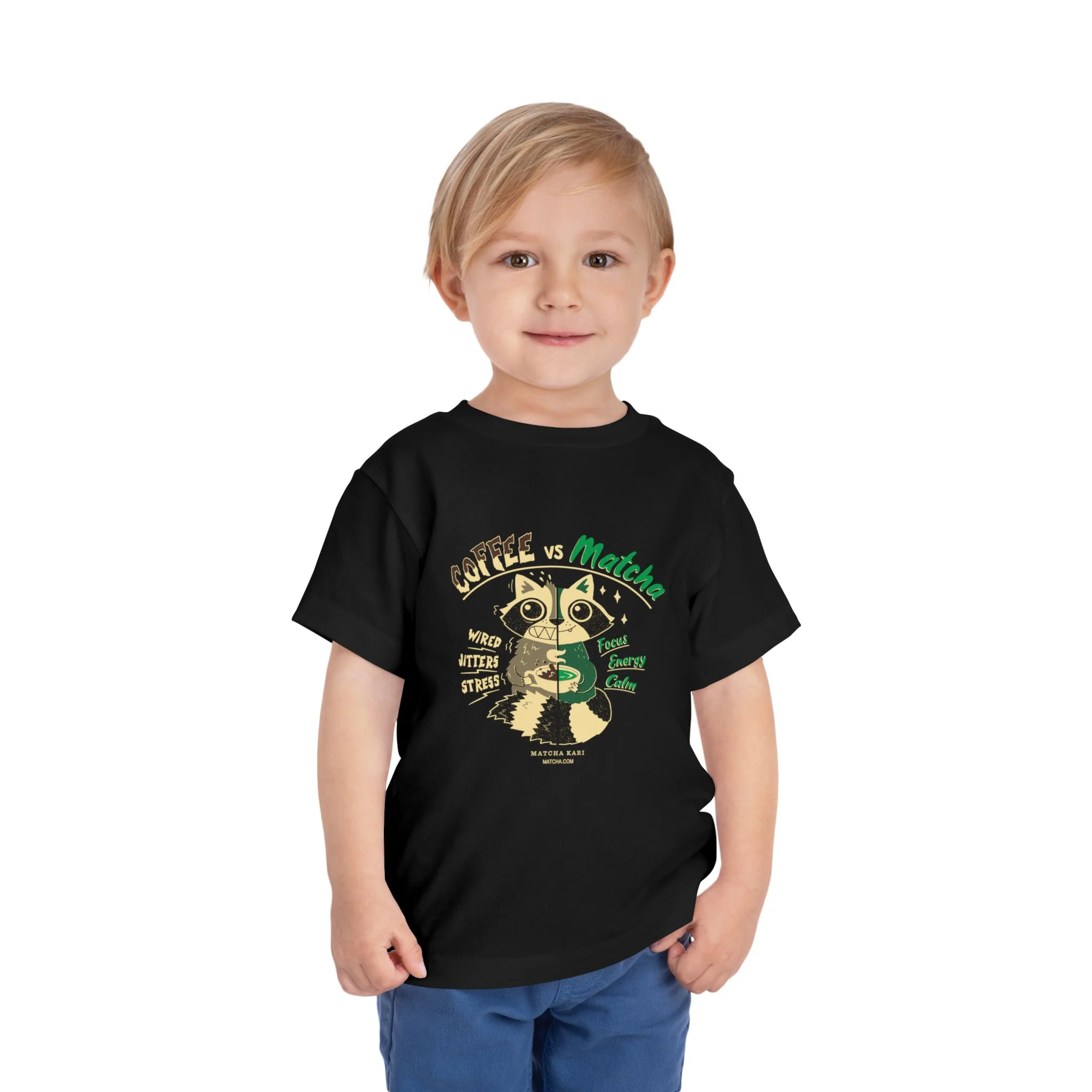 Coffee vs Matcha Toddler Tee - Image 4