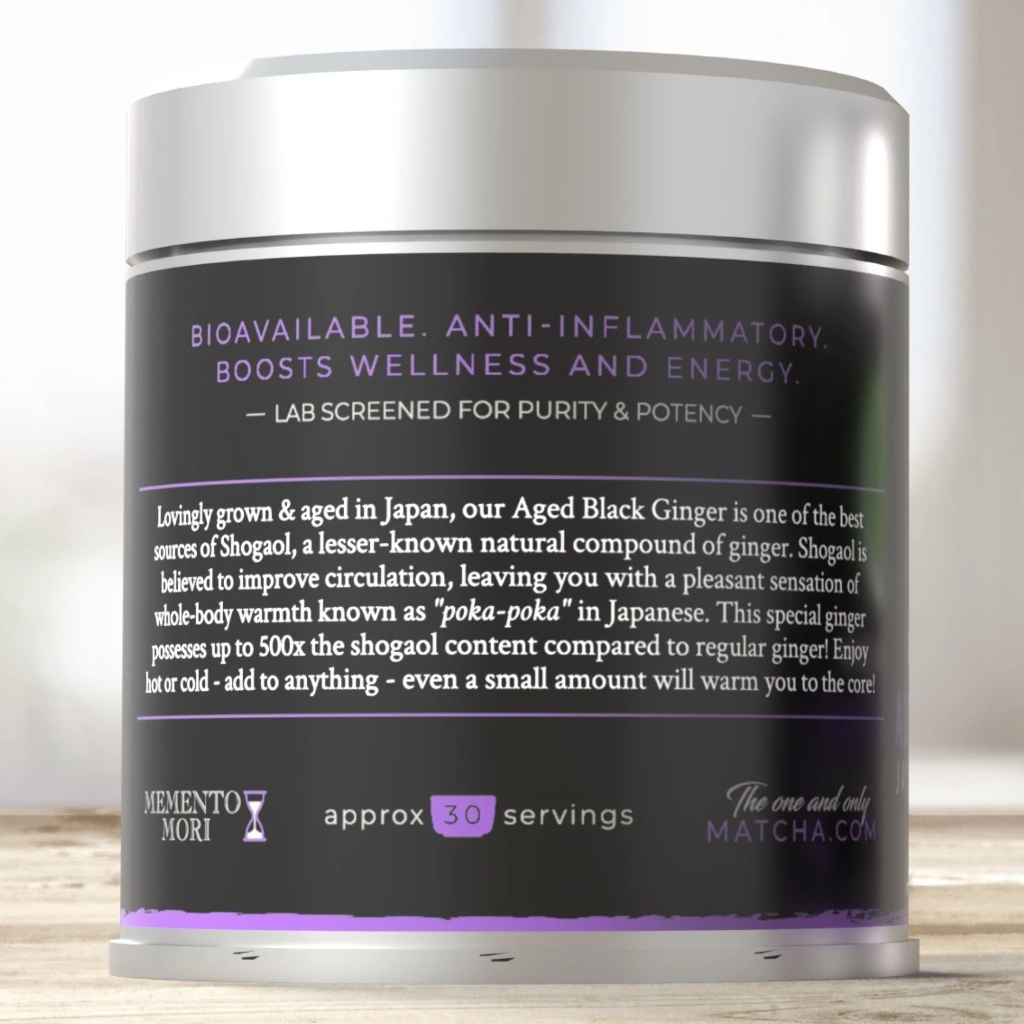 Aged Black Ginger, Instant Tea - Image 4