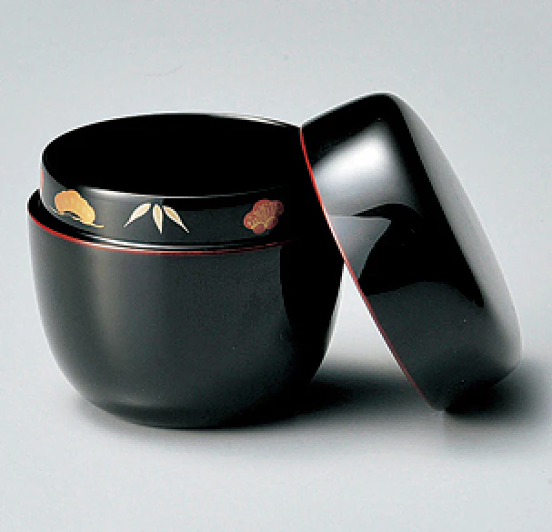 Japanese Lacquer Tea Caddy | Lacquer Matcha Caddy from Japan for Tea - Image 5