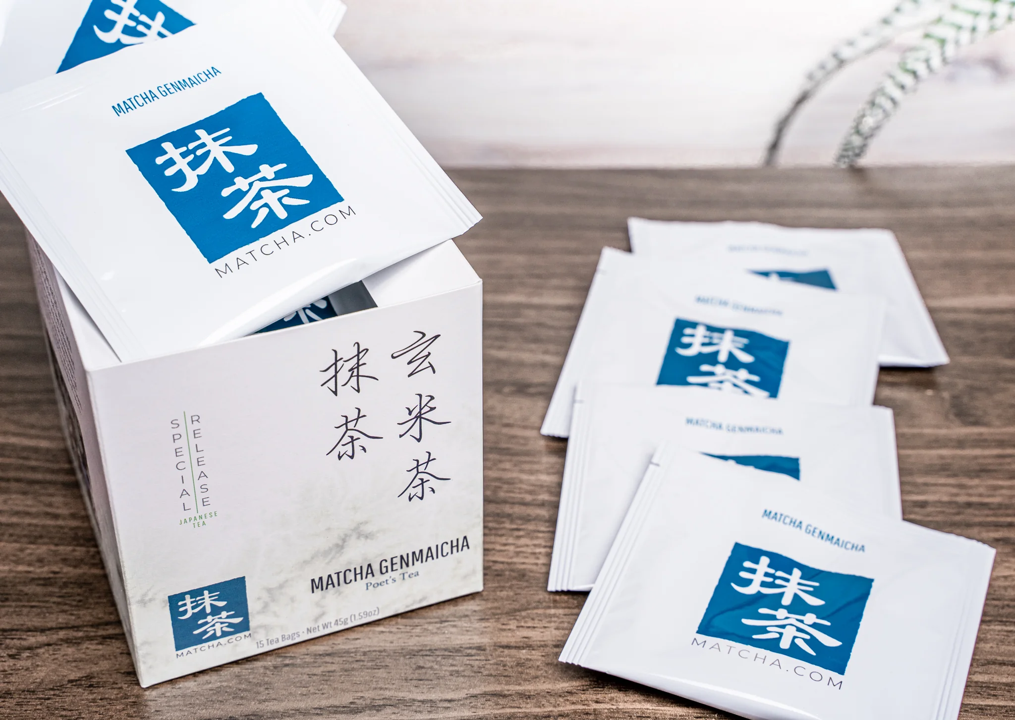 Matcha Genmaicha Tea Bags | Japanese Genmaicha Tea-bags - Image 3