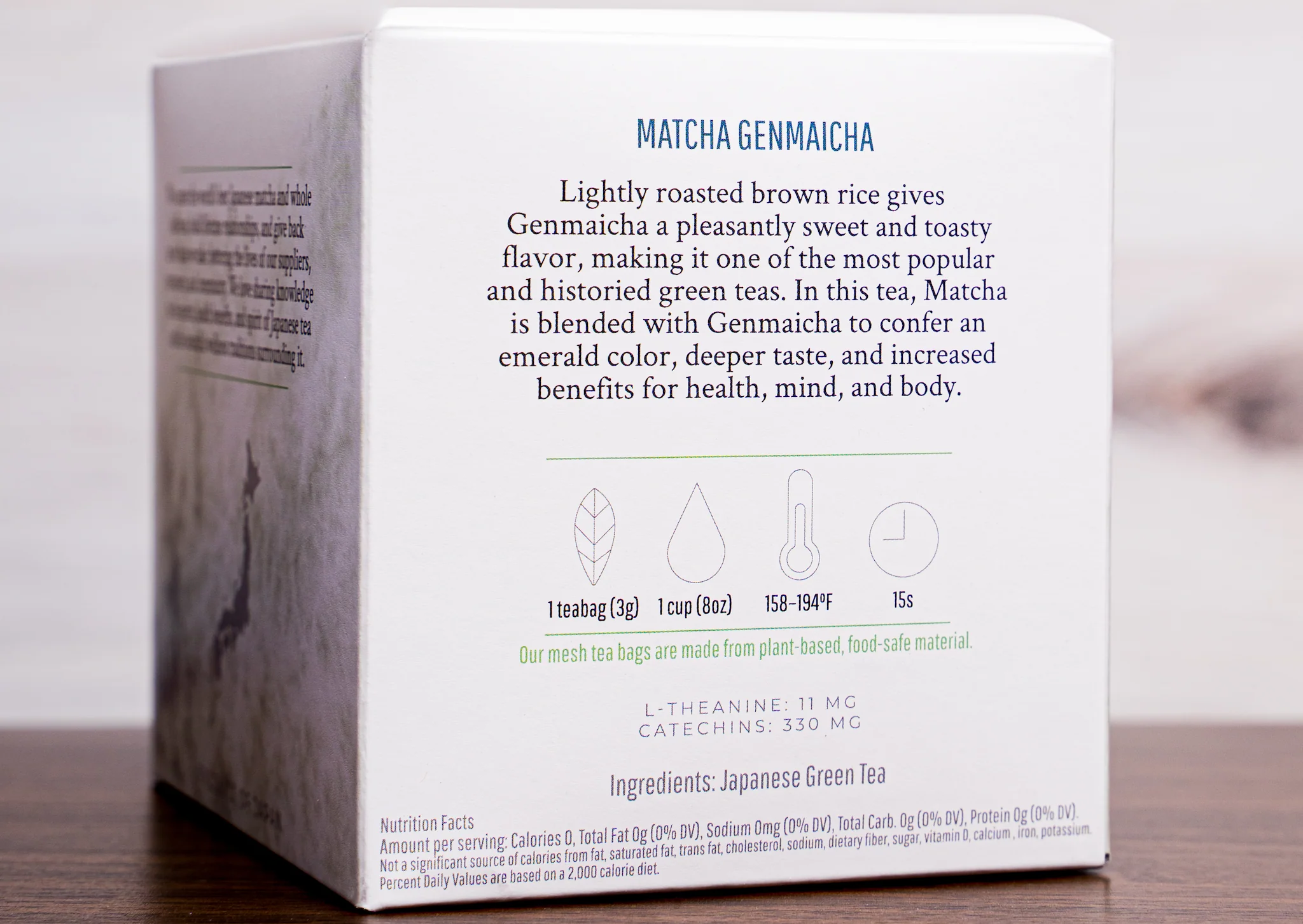 Matcha Genmaicha Tea Bags | Japanese Genmaicha Tea-bags - Image 6