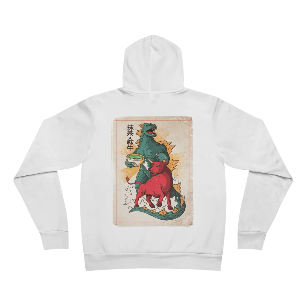 "Matcha vs. Bull of Red Color" Hoodie - Image 3