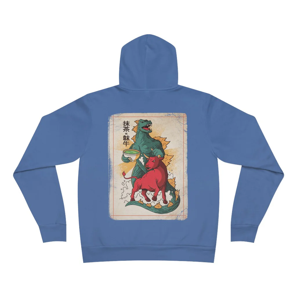 "Matcha vs. Bull of Red Color" Hoodie - Image 7