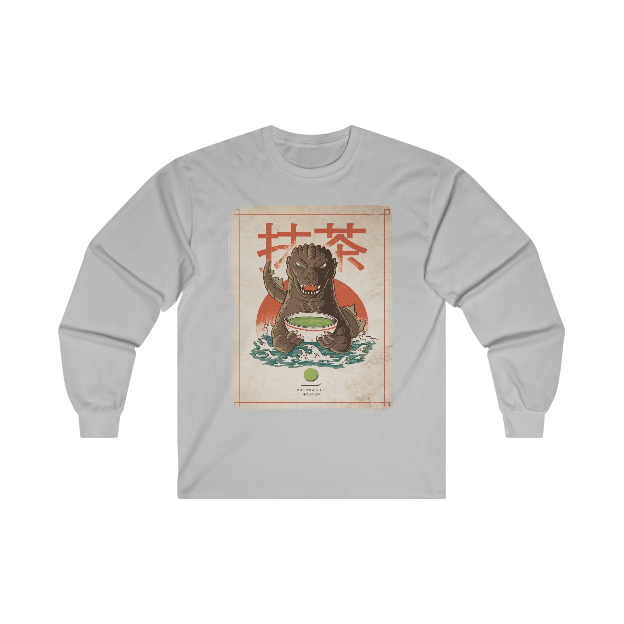 Matcha Zilla 2 Long Sleeve Tee - Image 3