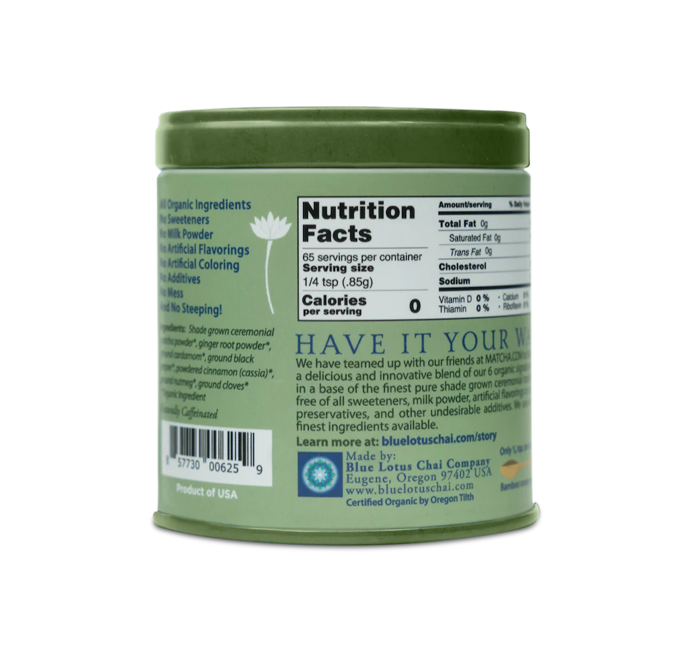 Organic Matcha Masala Chai, Matcha Chai - Image 3