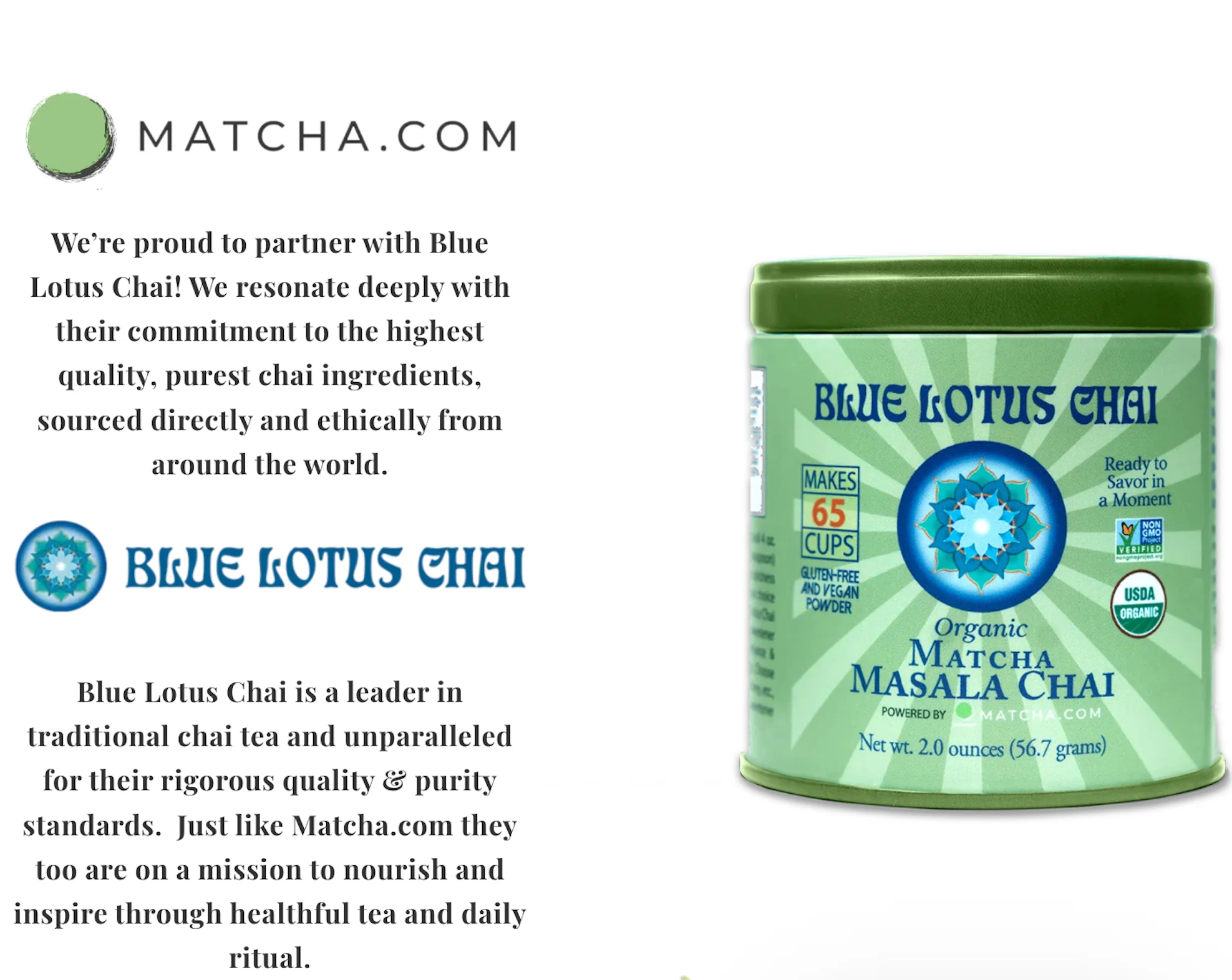 Organic Matcha Masala Chai, Matcha Chai - Image 6