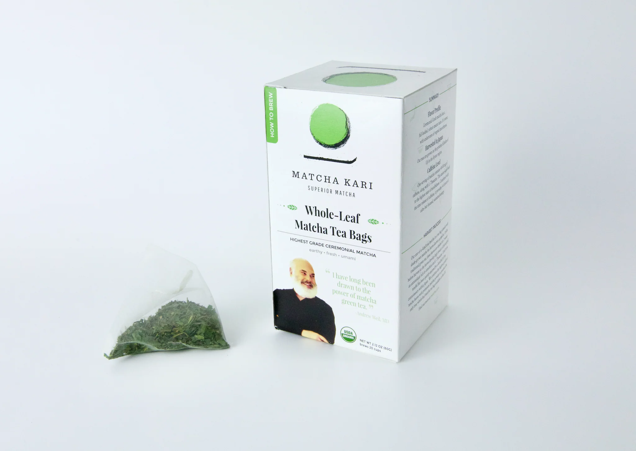 Organic Matcha Tea Bags (Whole-leaf) - Image 4